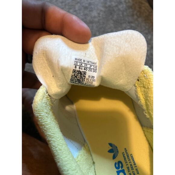 Adidas Originals GAZELLE BOLD shoes  Almost Blue/Bright Blue mens size 8 - Picture 6 of 6